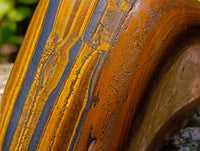 Polished Golden Tiger's Eye Tumbled Free Forms x 3 From Prieska, South Africa