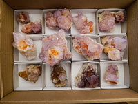 Natural Amethyst Spirit Clusters x 14 From Boekenhouthoek, South Africa