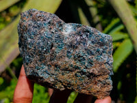 Natural Cobbed Blue Apatite Specimens x 20 From Madagascar