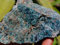 Natural Cobbed Blue Apatite Specimens x 20 From Madagascar