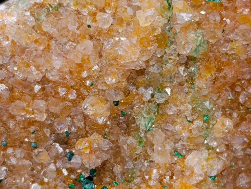 Natural Silky Ball Malachite And Drusy Quartz On Dolomite Matrix Specimen x 1 From Mindingi Mine, Kambove, Congo