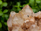 Natural Smokey Phantom Quartz Cluster x 1 From Luena, Congo