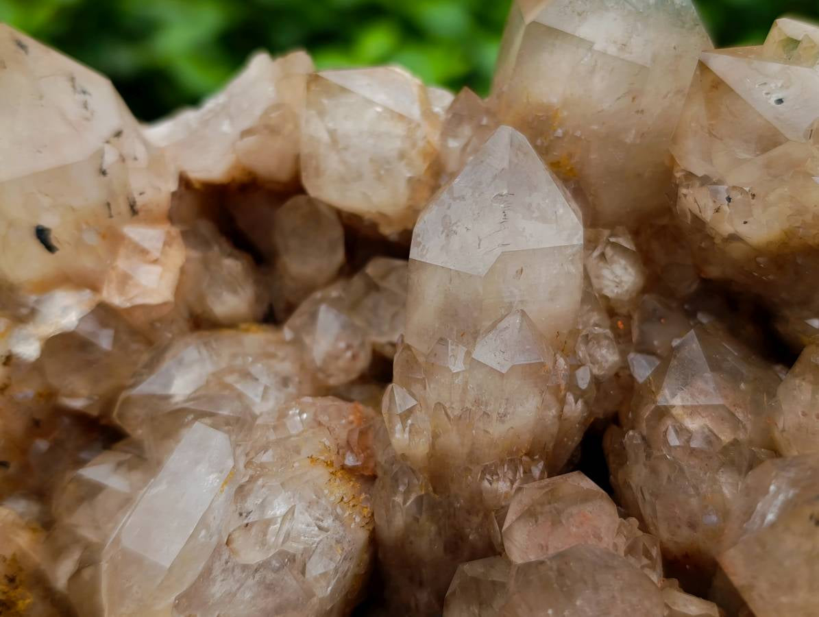 Natural Smokey Phantom Quartz Cluster x 1 From Luena, Congo