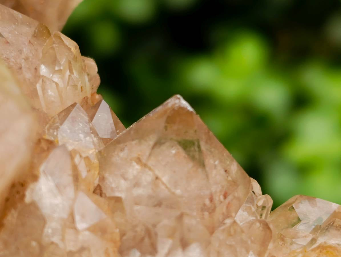 Natural Smokey Phantom Quartz Cluster x 1 From Luena, Congo