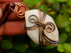 Hand Made Copper Wire Wrapped Blue Smithsonite Jewellery Pendants -Sold Per Item- From Congo