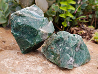 Natural Jade Cobbed Specimens x 12 From Swaziland