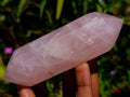 Polished Double Terminated Rose Quartz Crystals x 6 From Madagascar - Toprock Gemstones and Minerals 