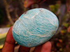 Polished Amazonite Galets x 12 From Madagascar