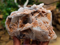 Natural Rare Bladed Barite Specimens x 2 From Congo