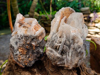 Natural Rare Bladed Barite Specimens x 2 From Congo