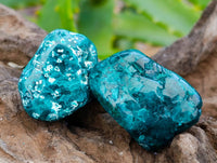 Polished Dioptase Free Forms x 20 From Likasi, Congo