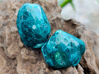 Polished Dioptase Free Forms x 20 From Likasi, Congo