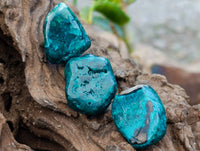 Polished Dioptase Free Forms x 20 From Likasi, Congo
