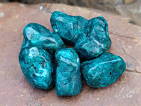 Polished Dioptase Free Forms x 20 From Likasi, Congo