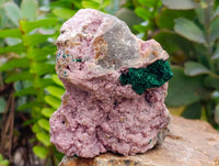 Natural Salrose Cobaltion Dolomite With Malachite Specimens x 6 From Kakanda, Congo