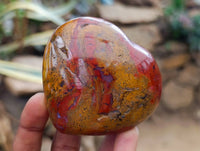 Polished Red Flame Jasper Standing Free Form x 6 From Madagascar