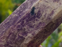 Polished Lepidolite Points x 3 From Madagascar