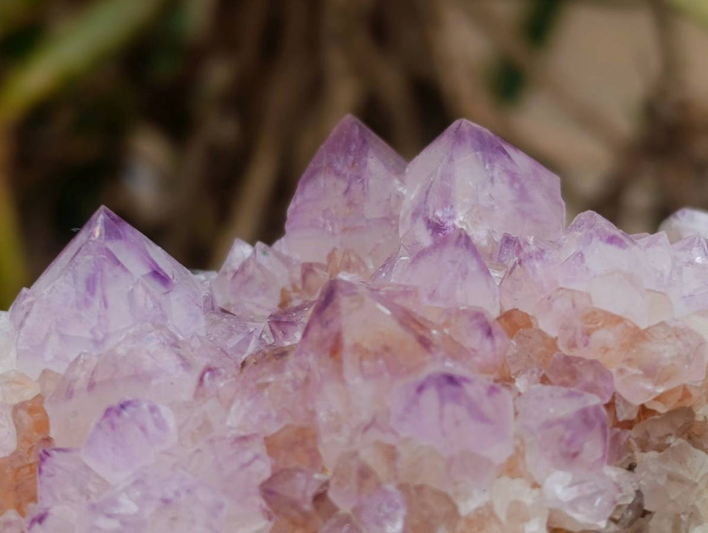Sunburst Rocks Natural Sunburst Amethyst Spirit Clusters x 2 From Boekenhouthoek, Sou ...