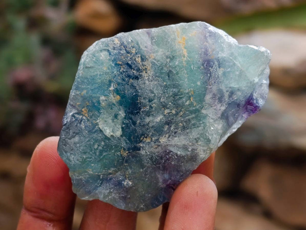 Natural Watermelon Fluorite Cobbed Specimens x 24 From Uis, Namibia