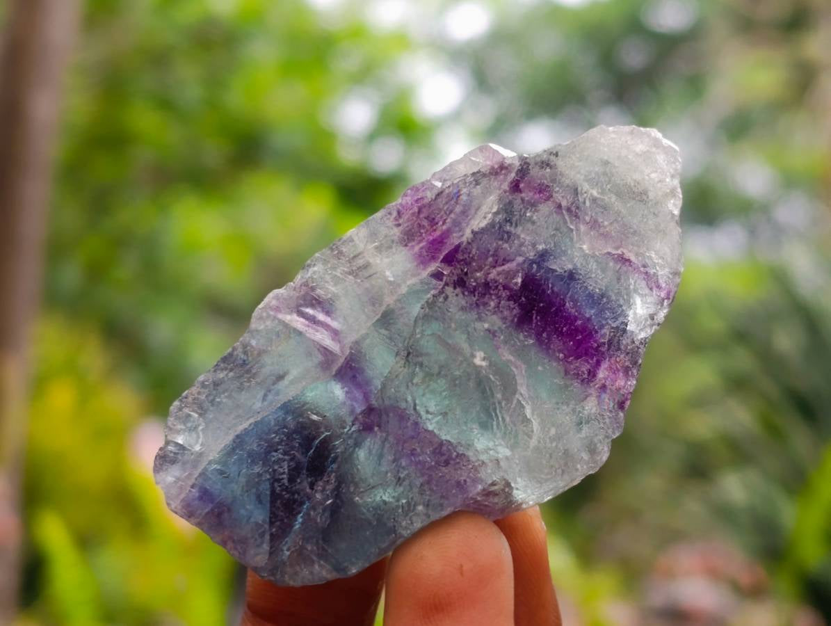 Natural Watermelon Fluorite Cobbed Specimens x 24 From Uis, Namibia