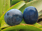 Polished Lazulite Palm Stones x 12 From Madagascar