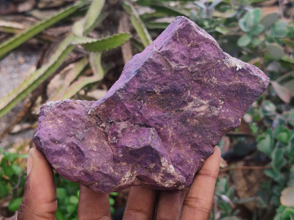 Natural Metallic Purpurite Specimens x 6 From Erongo, Namibia