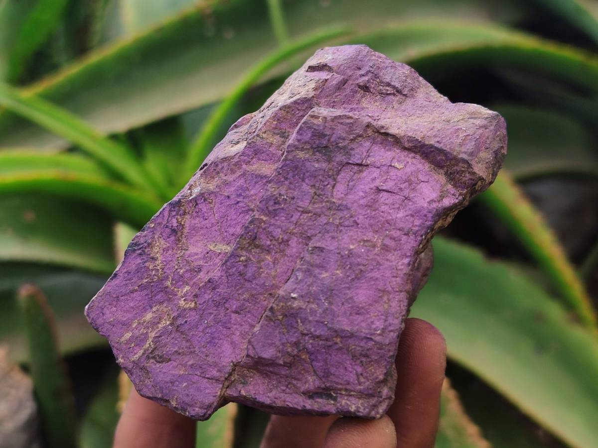 Natural Metallic Purpurite Specimens x 6 From Erongo, Namibia