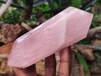 Polished Large Double Terminated Rose Quartz Crystals x 4 From Madagascar - Toprock Gemstones and Minerals 
