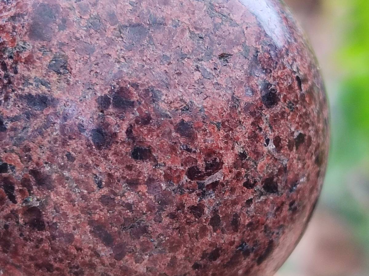 Polished Garnet Spheres x 6 From Mahajanga, Madagascar