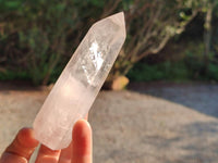 Polished Clear Quartz Crystals x 6 From Madagascar