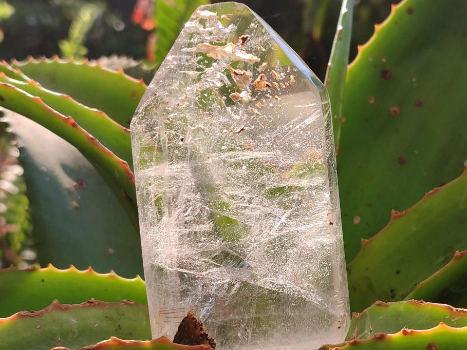 Polished Clear Quartz Crystals x 6 From Madagascar - Toprock Gemstones and Minerals 