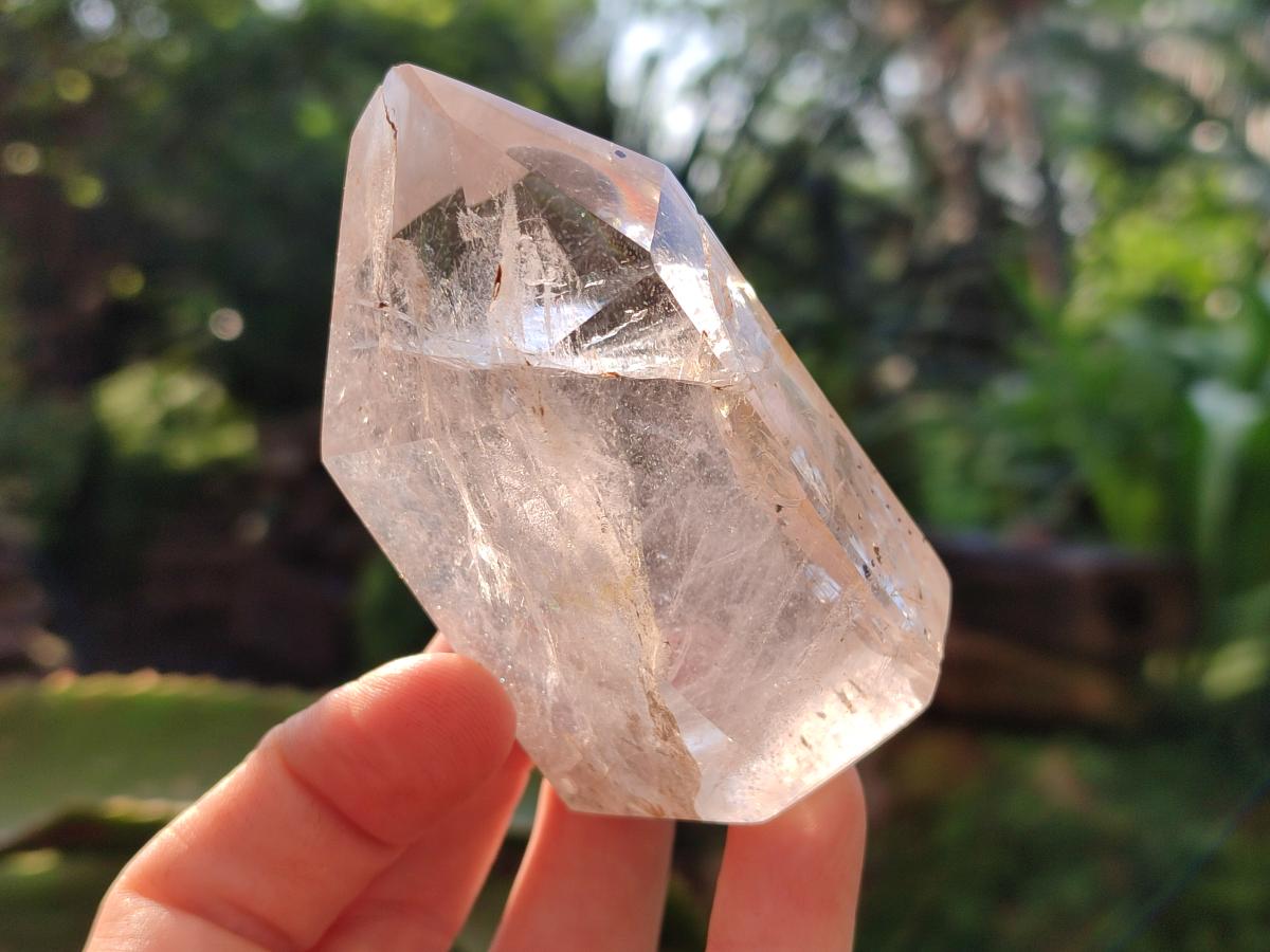 Polished Clear Quartz Crystals x 6 From Madagascar - Toprock Gemstones and Minerals 