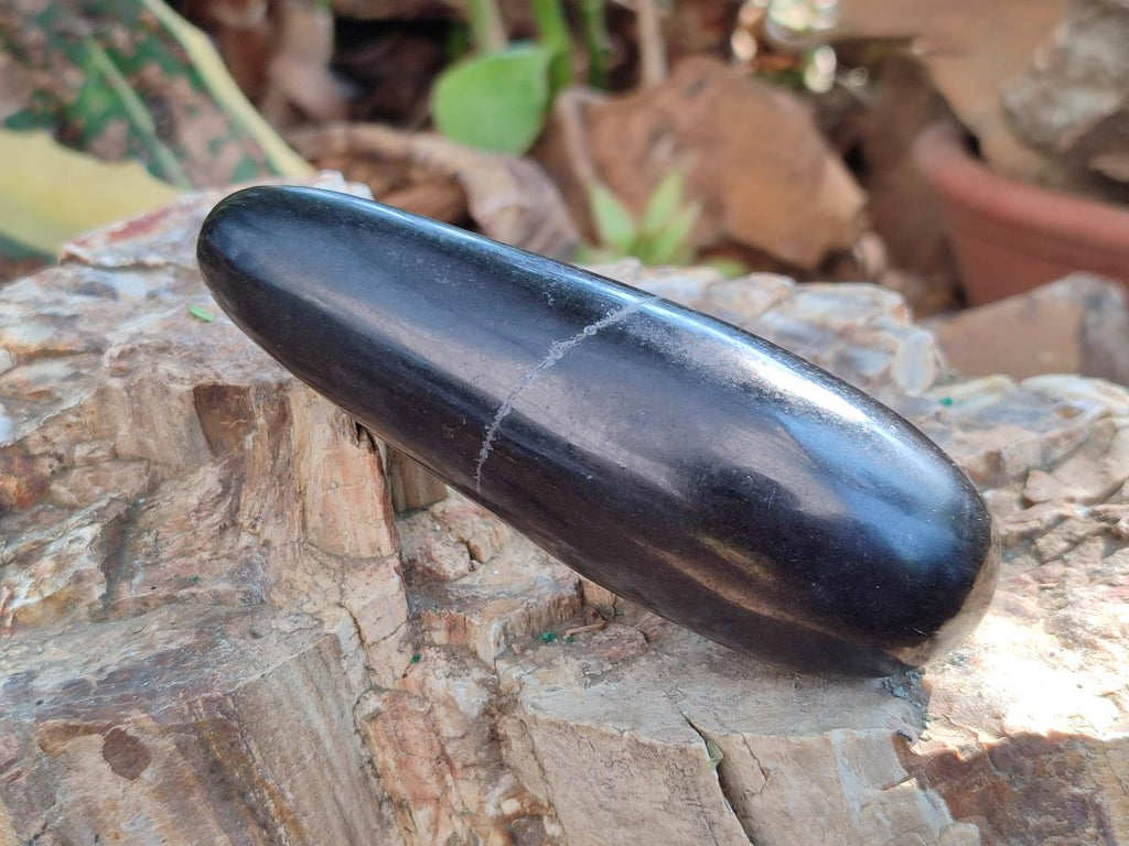 Polished Black Basalt Massage Wands x 12 From Madagascar