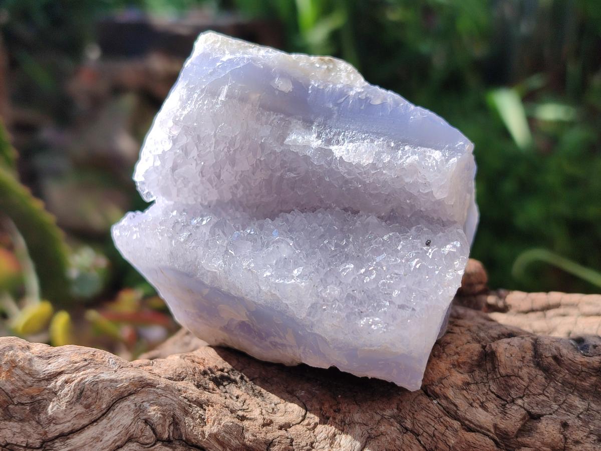 Natural Blue Lace Agate Geode Specimens x 12 From Nsanje, Malawi