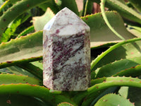 Polished Rubellite Pink Tourmaline Points x 2 From Ambatondrazaka, Madagascar