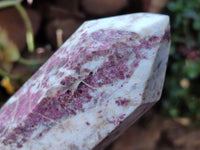 Polished Rubellite Pink Tourmaline Points x 2 From Ambatondrazaka, Madagascar