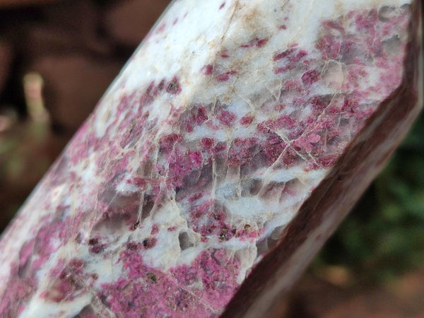 Polished Rubellite Pink Tourmaline Points x 2 From Ambatondrazaka, Madagascar
