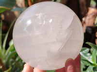 Polished XL Pearl Girasol Quartz Sphere x 1 From Ambatondrazaka, Madagascar