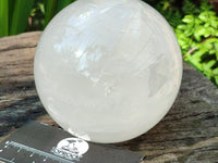 Polished XL Pearl Girasol Quartz Sphere x 1 From Ambatondrazaka, Madagascar