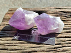 Polished Jacaranda Amethyst Quartz Crystal Points x 12 From Mumbwa, Zambia