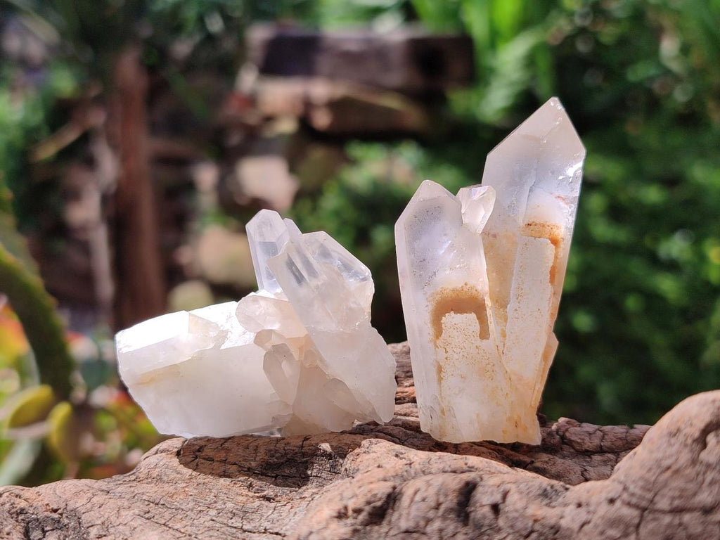 Natural Quartz Crystal Clusters x 35 From Madagascar