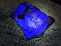 Natural Purple Cubic Fluorite On White Matrix Specimens x 12 From Khorixas, Namibia