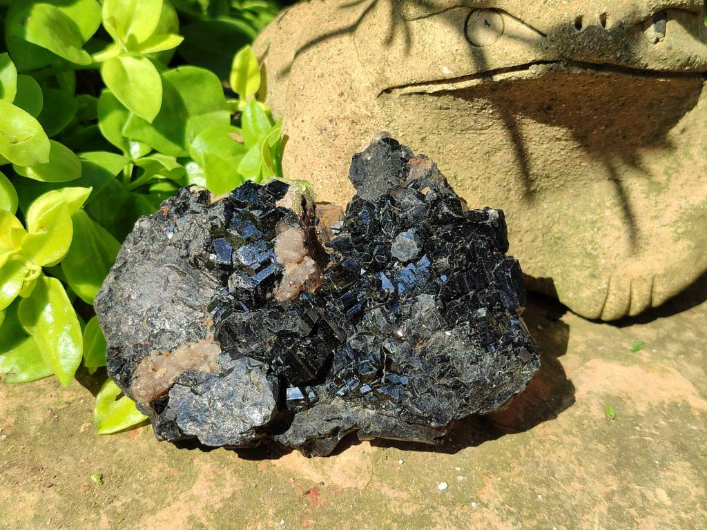 Natural Schorl Black Tourmaline with Associated Minerals x 6 From Erongo, Namibia