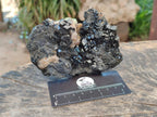 Natural Schorl Black Tourmaline with Associated Minerals x 6 From Erongo, Namibia