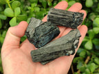 Natural Schorl Black Tourmaline with Associated Minerals x 6 From Erongo, Namibia