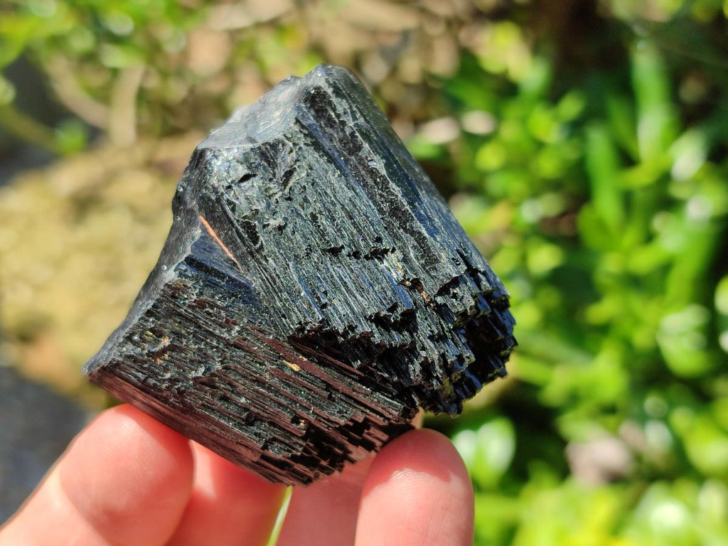 Natural Schorl Black Tourmaline with Associated Minerals x 6 From Erongo, Namibia