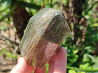 Polished Fuchsite Quartz Points x 3 From Andakatany, Madagascar