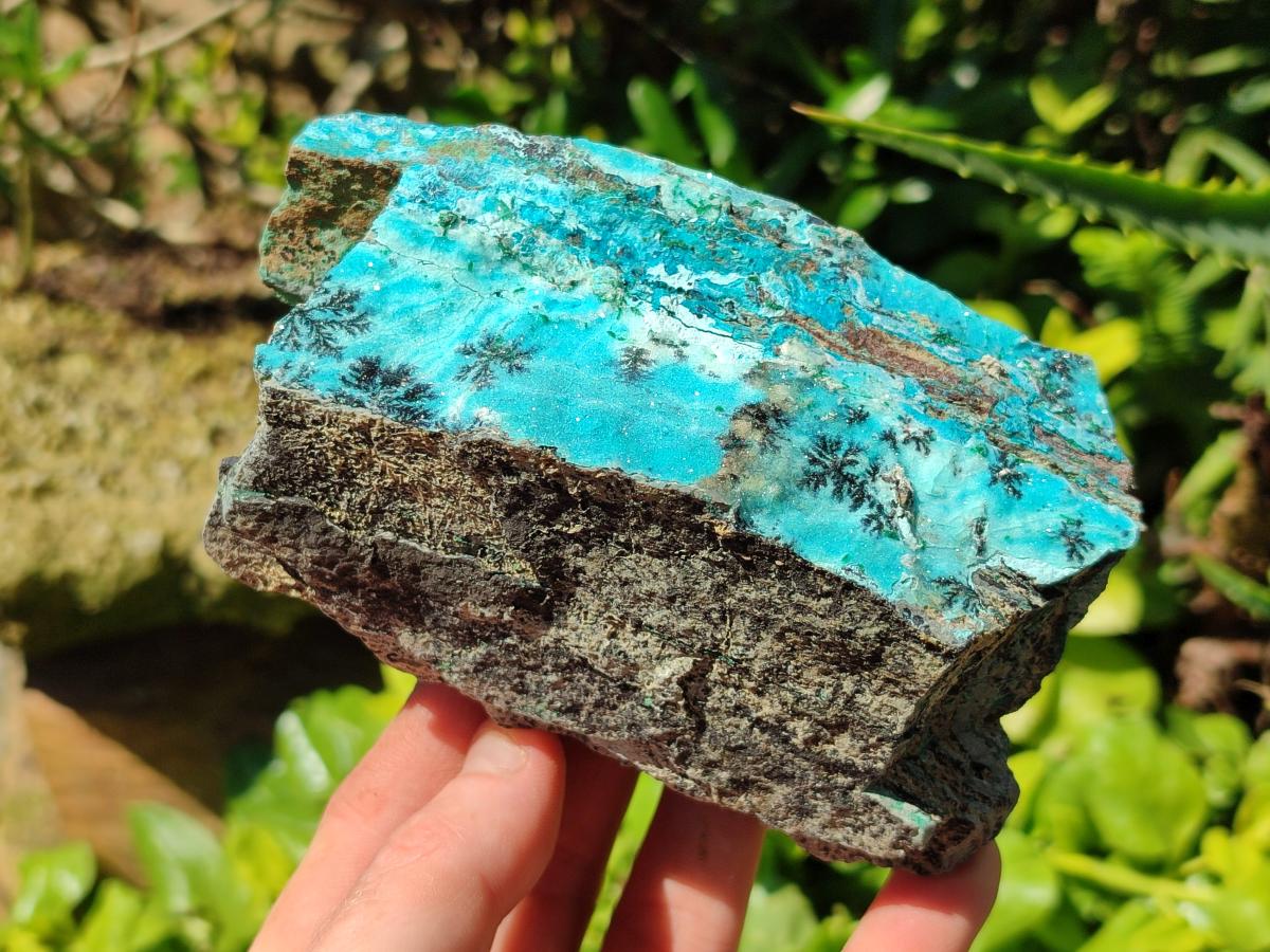 Natural Drusy Coated Chrysocolla Specimens With Associated Minerals x 2 From Likasi, Congo - Toprock Gemstones and Minerals 