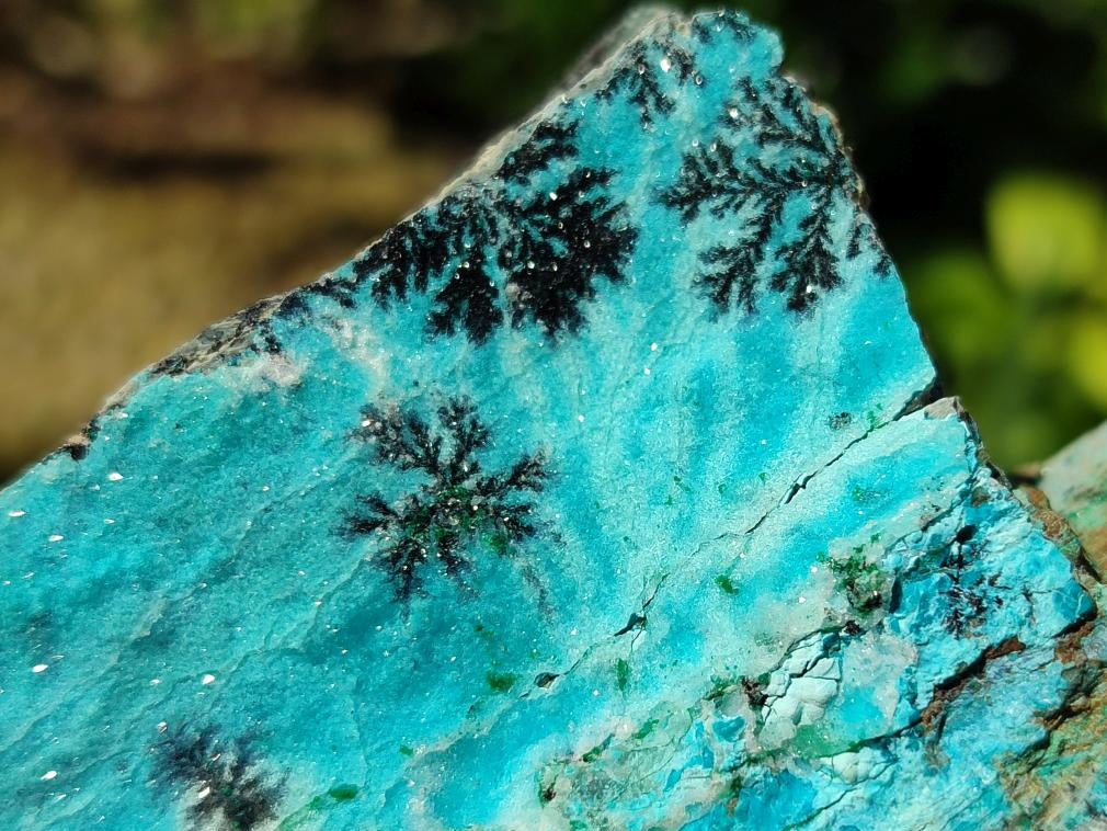 Natural Drusy Coated Chrysocolla Specimens With Associated Minerals x 2 From Likasi, Congo - Toprock Gemstones and Minerals 