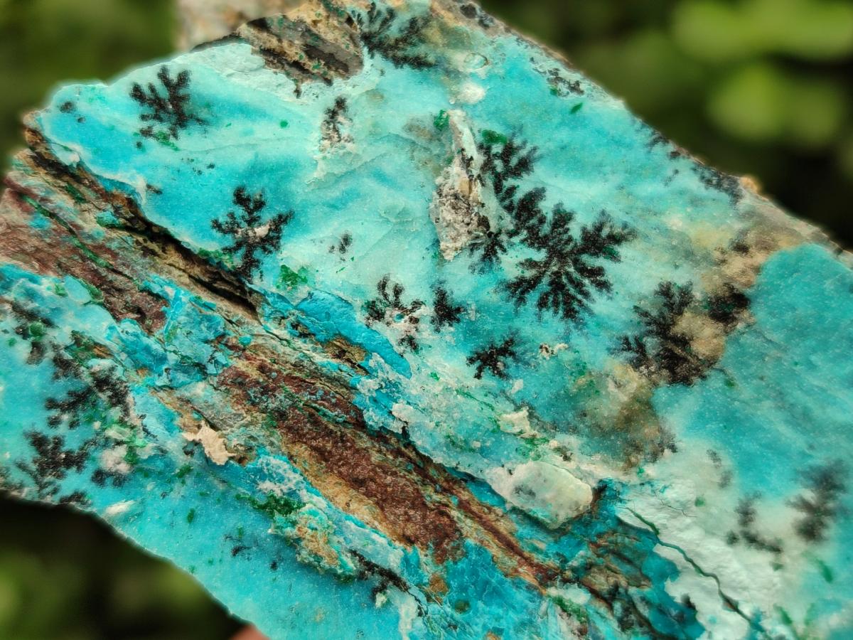 Natural Drusy Coated Chrysocolla Specimens With Associated Minerals x 2 From Likasi, Congo - Toprock Gemstones and Minerals 